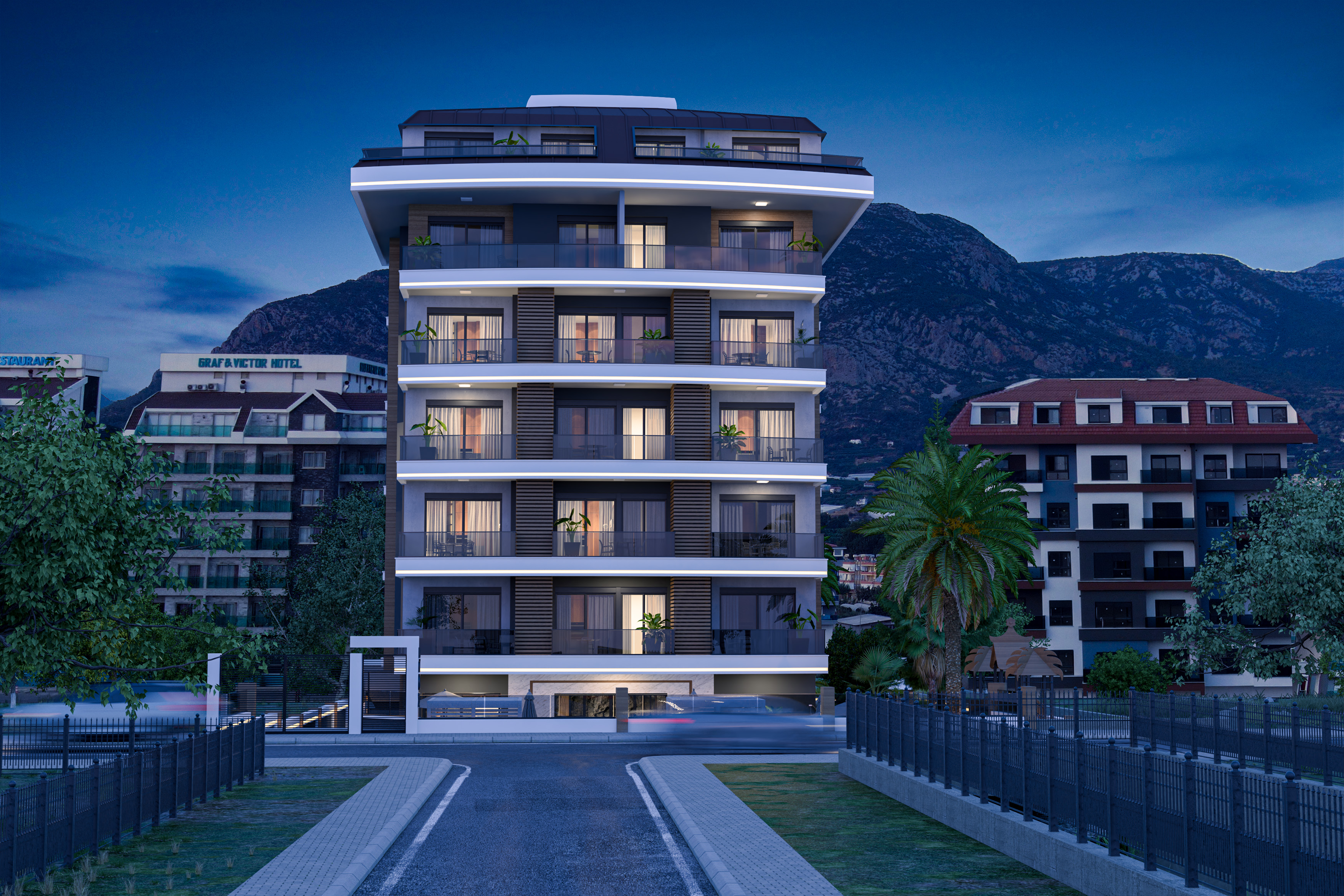 Modern Eco Villa - Front View